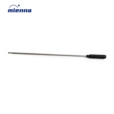 Poussoir de noeud de support d'attache de laparoscopie chirurgicale